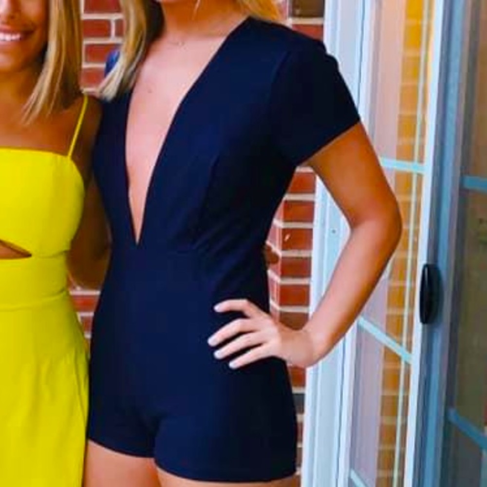 Superdown bodycon romper